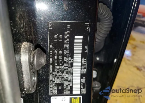 2024 Toyota Corolla Cross Le z USA, uszkodzony, nr VIN 7MUBAABG5RV104733